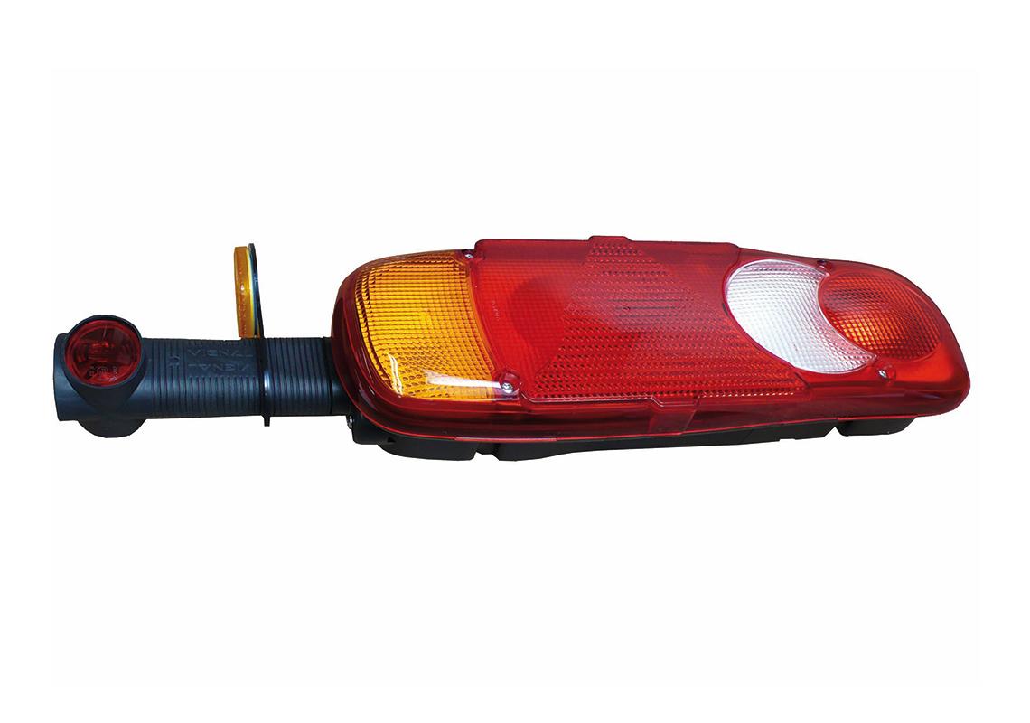 Rear lamp Left, Feu de gabarit, AMP 1.5 - 7 pin rear conn